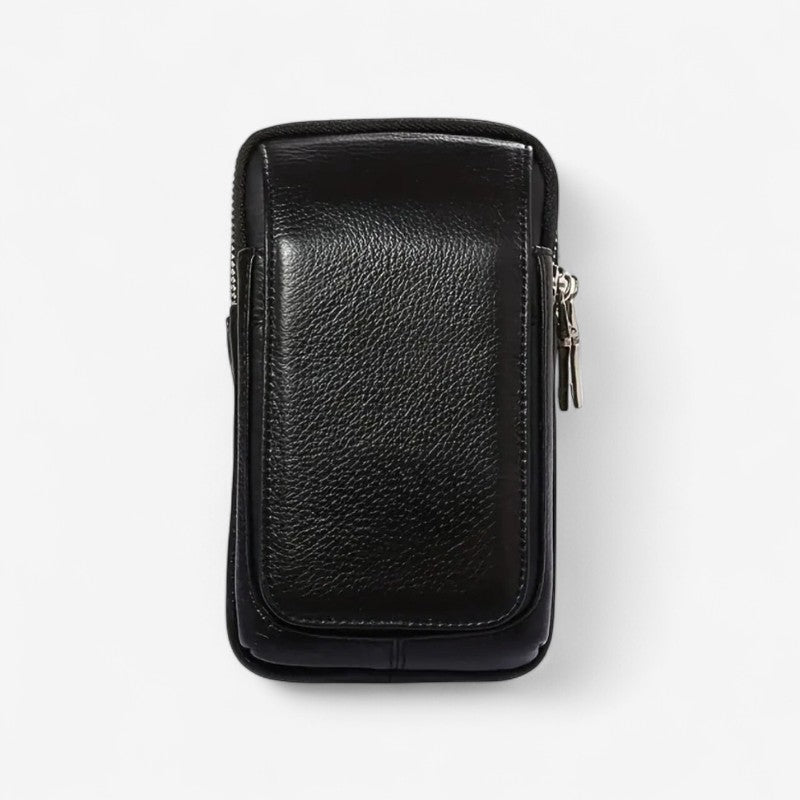 Étui Téléphone Ceinture avec Double Fermeture Sûre - PanierRoyale