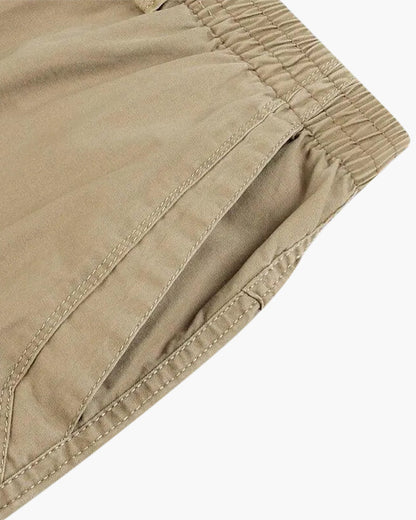Pantalon de loisir en coton élastiqué confortable