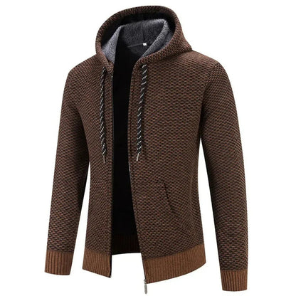 Veste à Capuche Hiver Longue Manches Épaisse