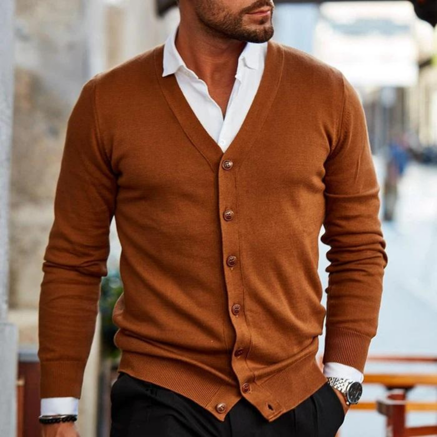 Cardigan Homme Polaire Très Doux