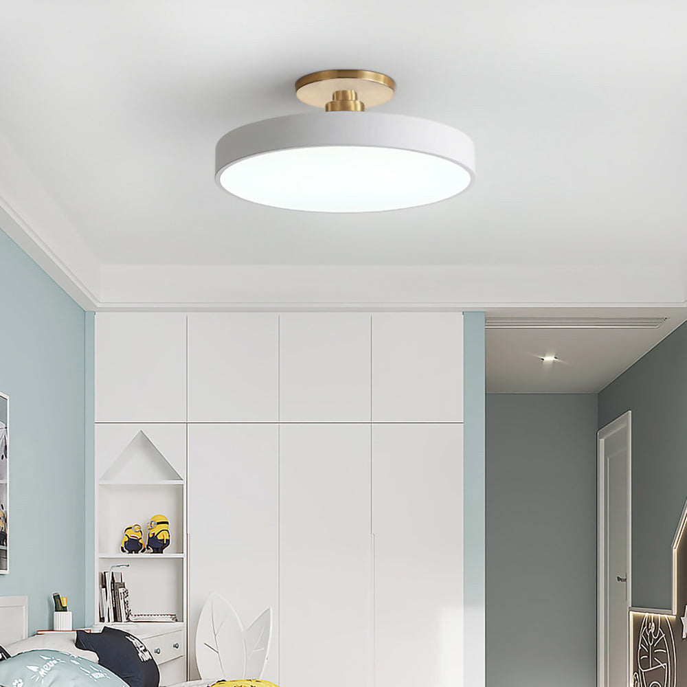 Lampe Plafond LED Or Moderne Élégante