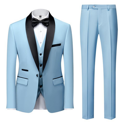 Costume Homme noir Élégant avec Nœud Papillon