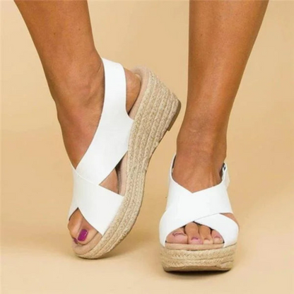 Sandales Plates-Formes Confort pour Femmes Été