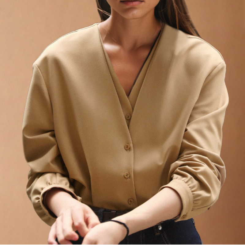 Chemisier Femme Chic et Élégant Taille Slim