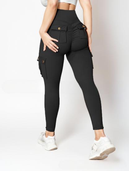 Pantalon Féminin Élégant avec Poches et Taille Relâchée - PanierRoyale