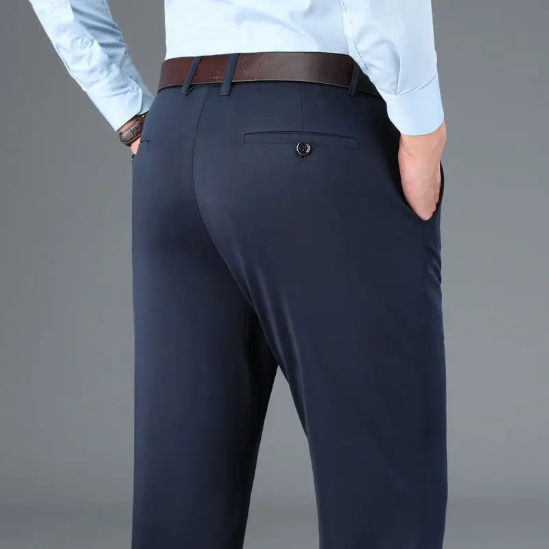 Pantalon Homme Élastique Taille Élégante