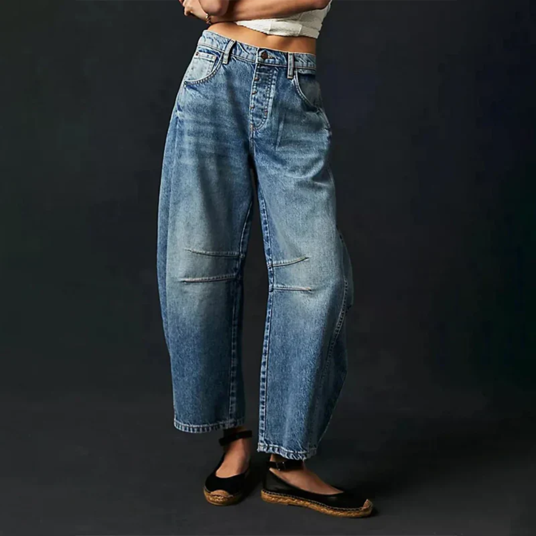 Jean Détente Femme Comfortable et Élégant