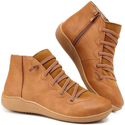 Bottes Cuir Femmes Hiver Élégantes - PanierRoyale