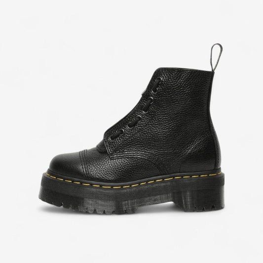 Bottines Féminines à Talon Bloc avec Fermeture Éclair Devant - PanierRoyale