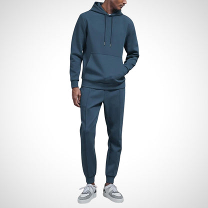 Blouson Homme Décontracté avec Capuche et Fermeture Éclair
