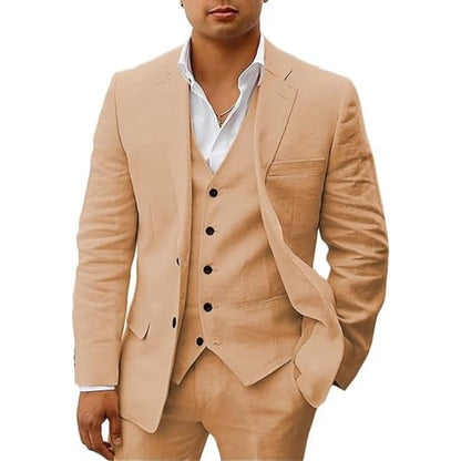 Costume Homme Classique Noir Trois Pièces
