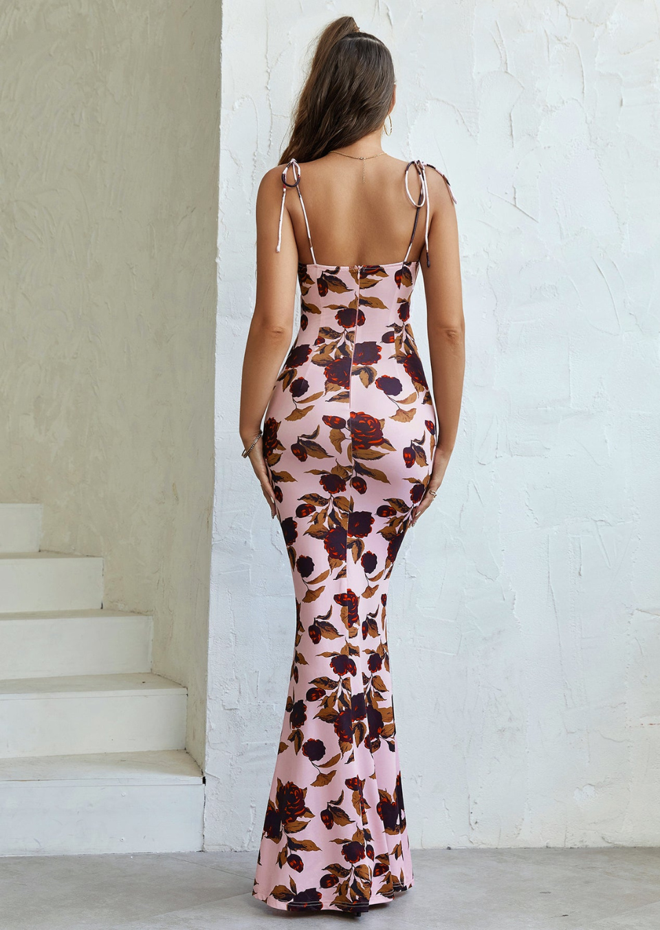 Robe Été Fleurs Dentelle Féminine