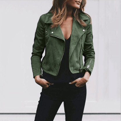 Veste Cuir Femme Chic et Élégante