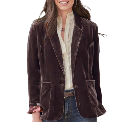 Veste Femme Élégante avec Poches Latérales