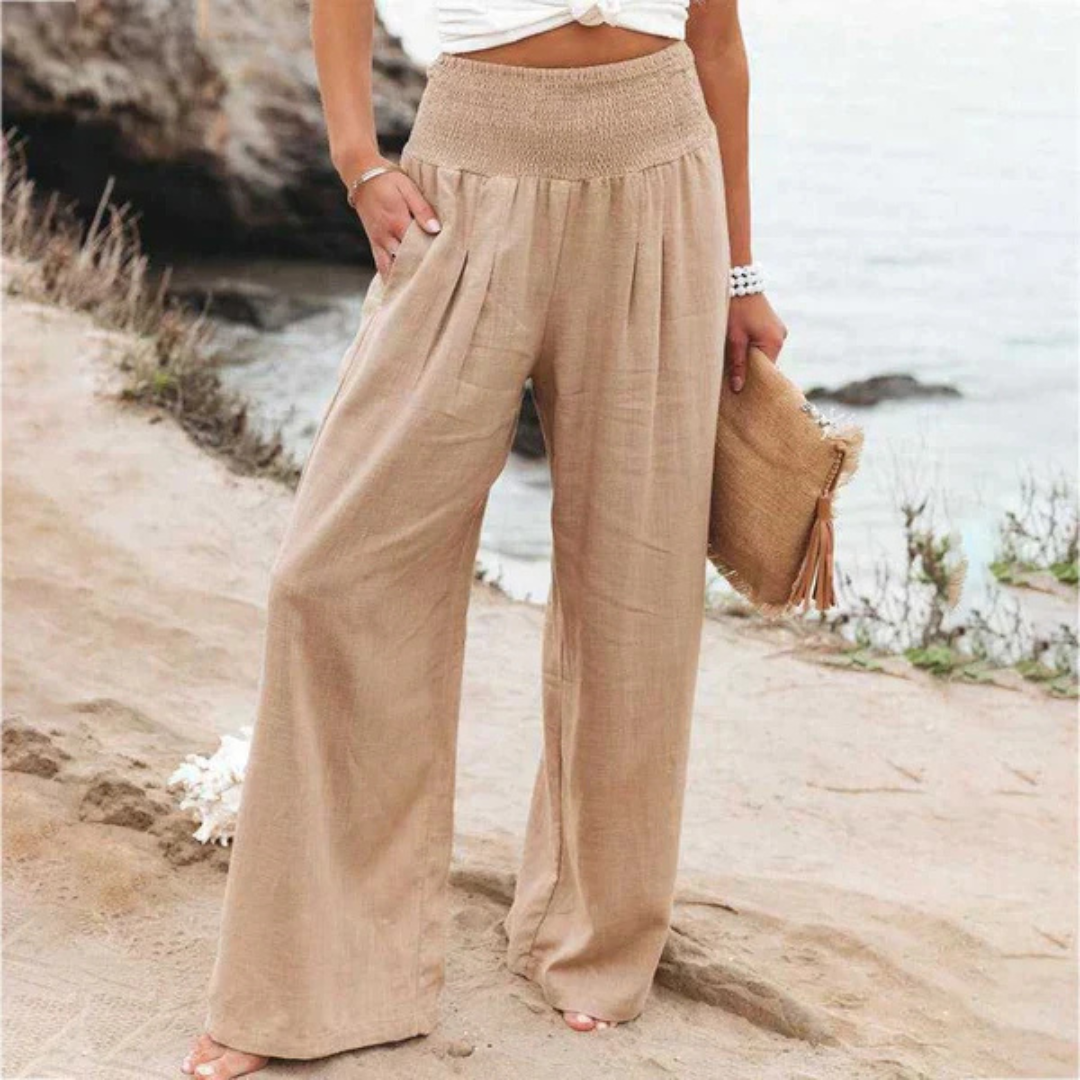 Pantalon Femme Décontracté Taille Élégante