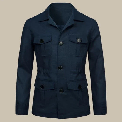 Veste Classique Hiver Boutonnée Manches Longues