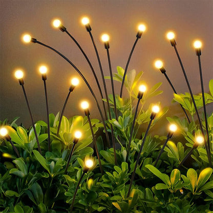 Guirlande solaire LED effet lucioles étanche IP65 automatique - PanierRoyale