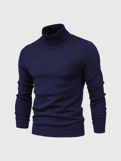 Pull à Col Roulé Homme Lavable