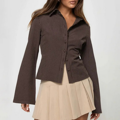 Blouse femme élégante manches longues