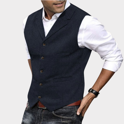 Gilet Homme Gris Anthracite Décontracté