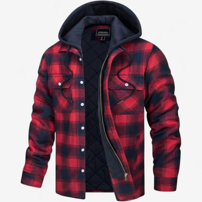 Veste Carreaux Élégante Manches Longues