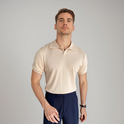 Polo Homme Classique Coton Décontracté