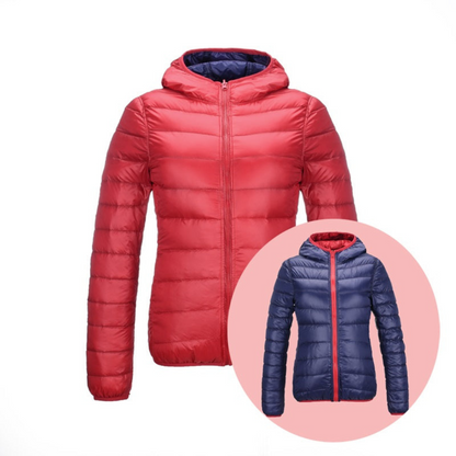 Veste Hiver Réversible Douce et Élégante pour Femme