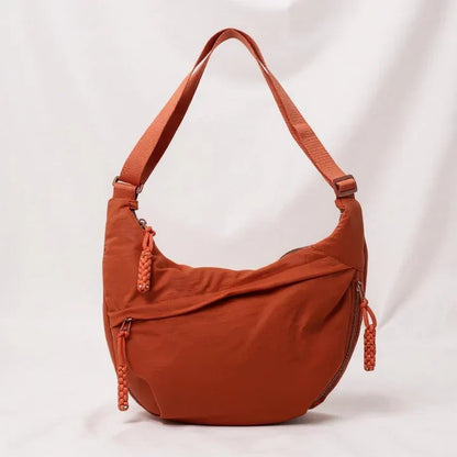 Sac banane Femme Nylon côtelé Bandoulière réglable
