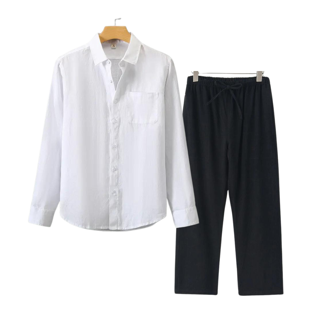 Costume Lin Homme Élégant et Classique