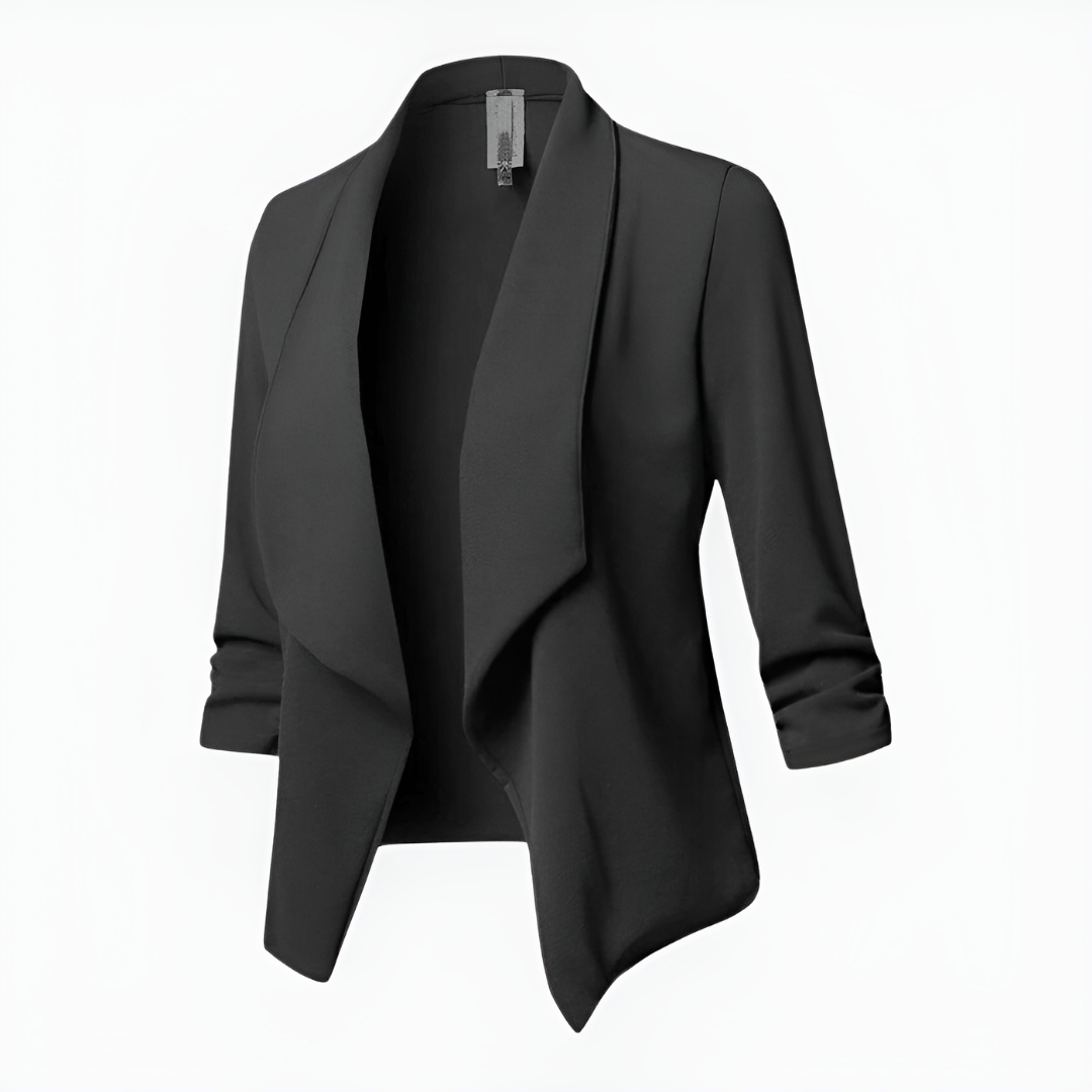Blazer À Manches Longues Et Devant Ouvert Pour Femme | Habillé