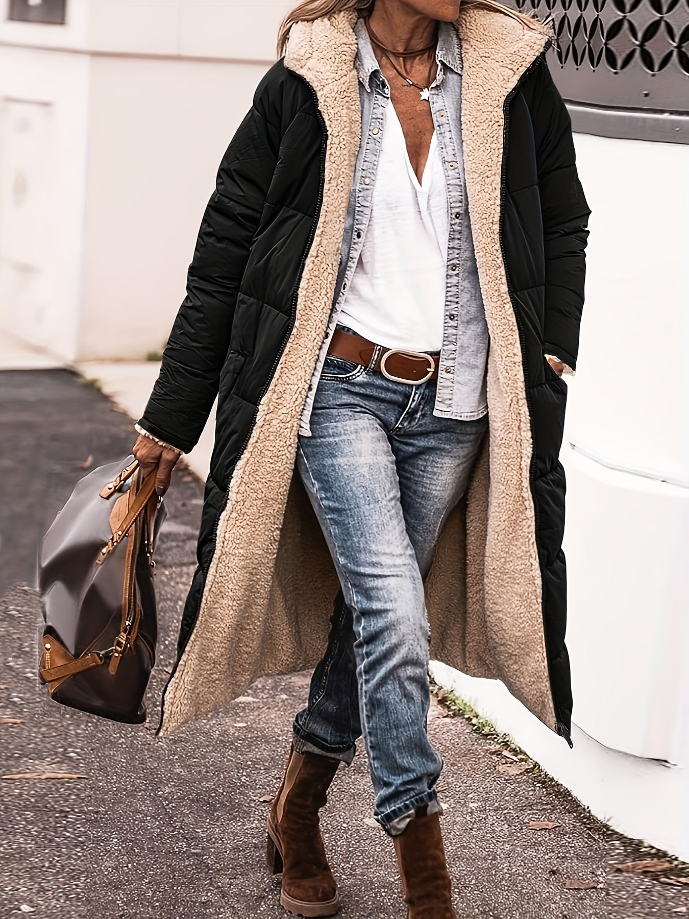 Manteau Femme Hiver Polaire Doublé et Chauffant - PanierRoyale