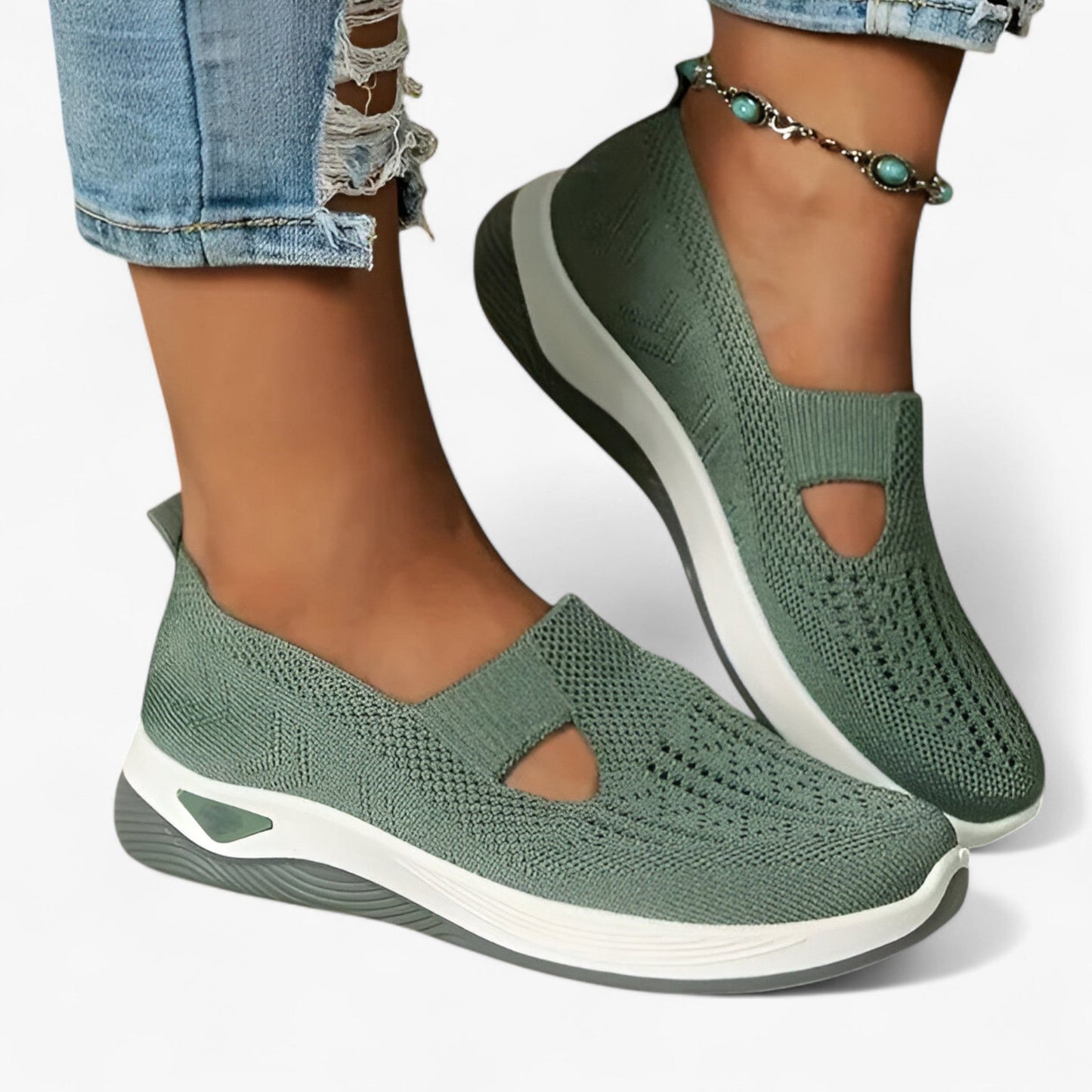 Chaussures femme légères et élégantes à talon plat