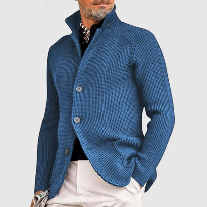 Veste Homme Élégant - Taille Slim en Laine Douce