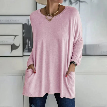 Pull Laine Doux et Confortable avec Manches Longues