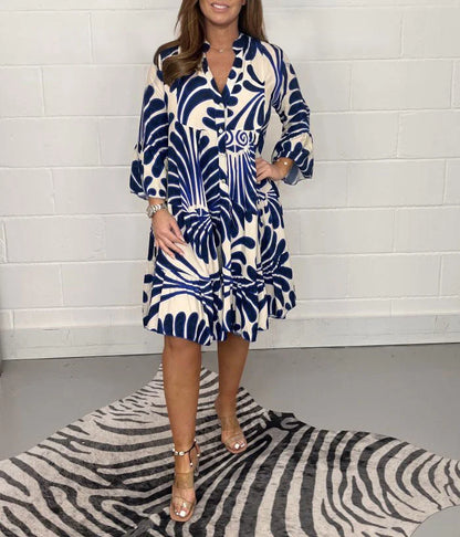 Variant image for Valerie™ – Robe d'Été Femme Élégante avec Motif Floral Confort Optimal-1