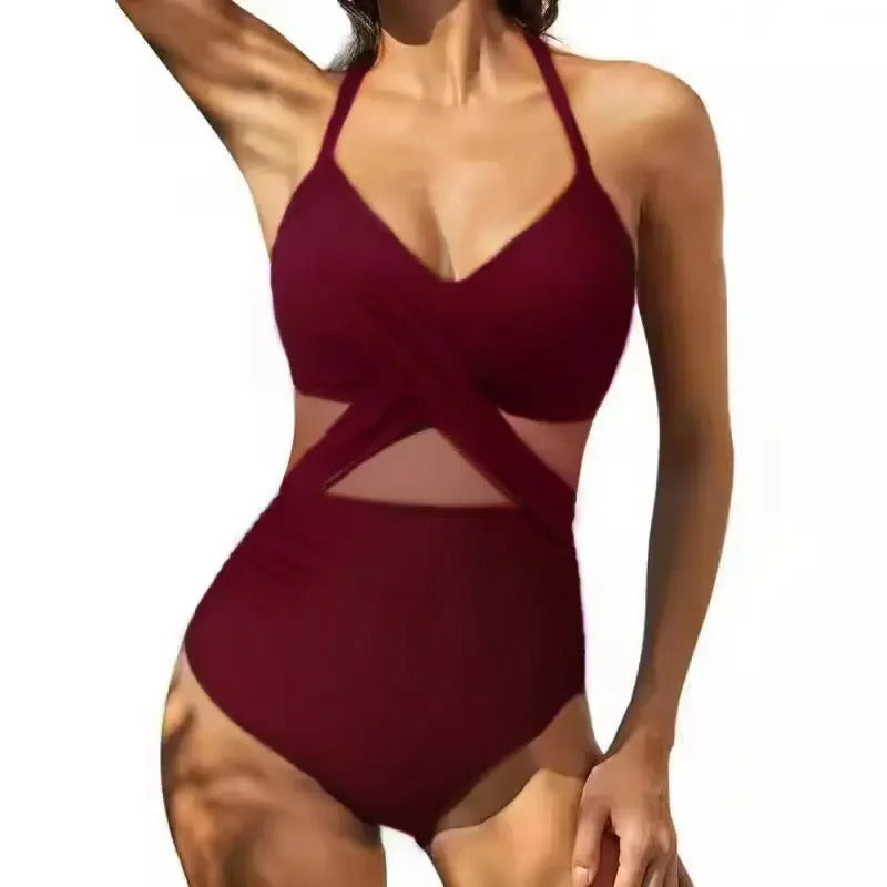 Maillot de Bain Femme Décolleté Plongeant