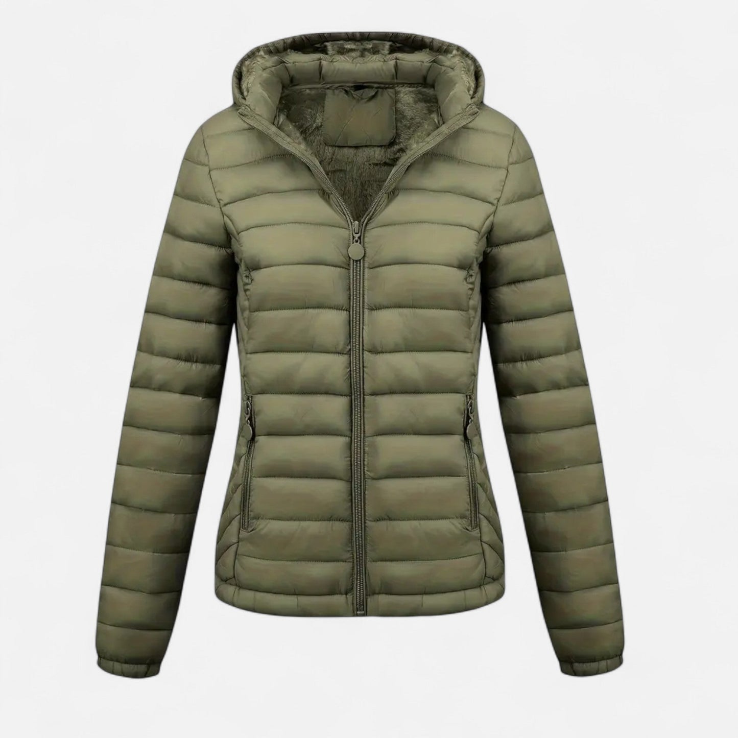 Veste Hiver Femme Doublée Noir Polaire