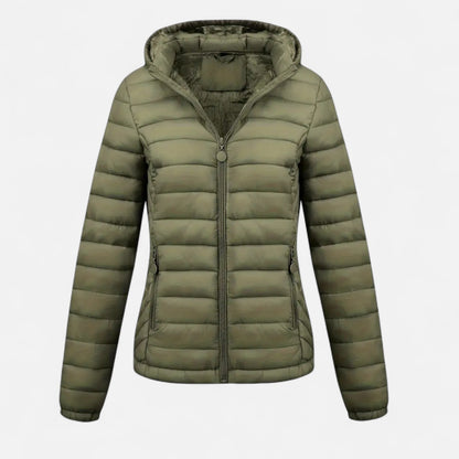 Veste Hiver Femme Doublée Noir Polaire