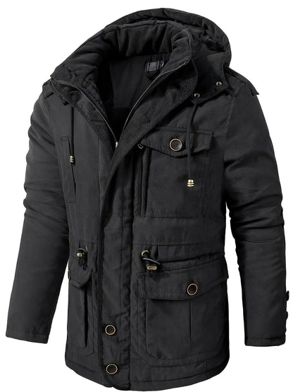 Veste Hiver Homme à Capuche Chaude et Confortable - BerlinGlamour