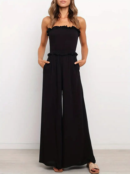 MiSun™ – Combinaison Femme Chic Noire Élégante et Confortable-1
