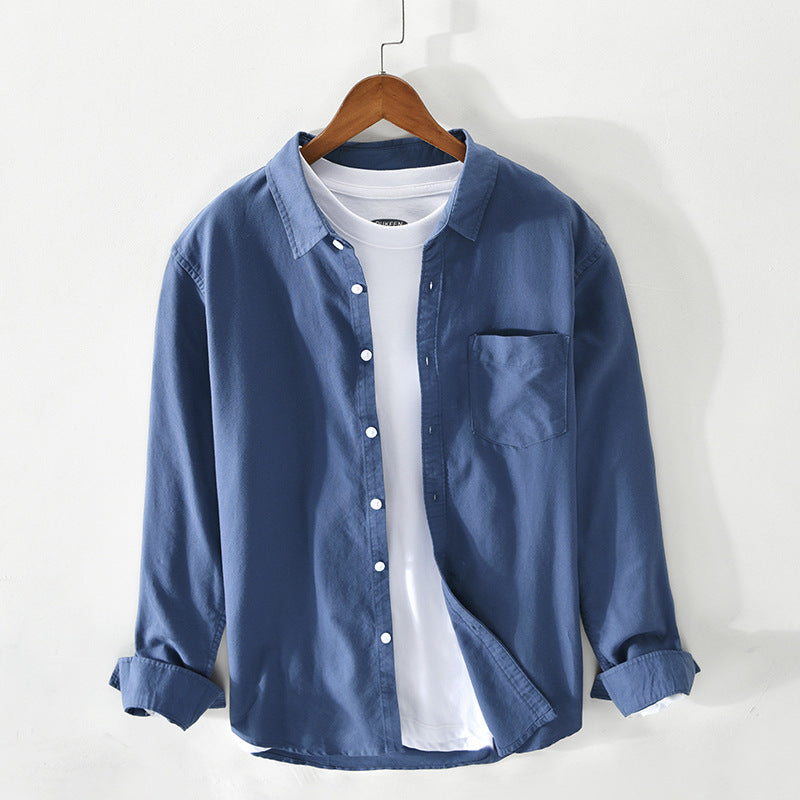 Chemise Homme Oxford en Coton Respirant