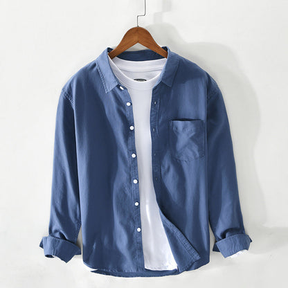 Chemise Homme Oxford en Coton Respirant