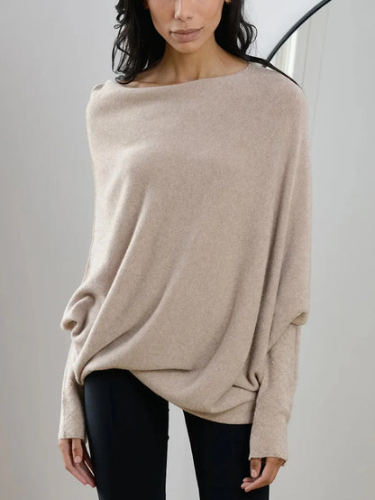 Pull Grande Taille Femme Col Reversibilité - PanierRoyale