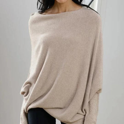 Pull Oversize Col Rond Confortable