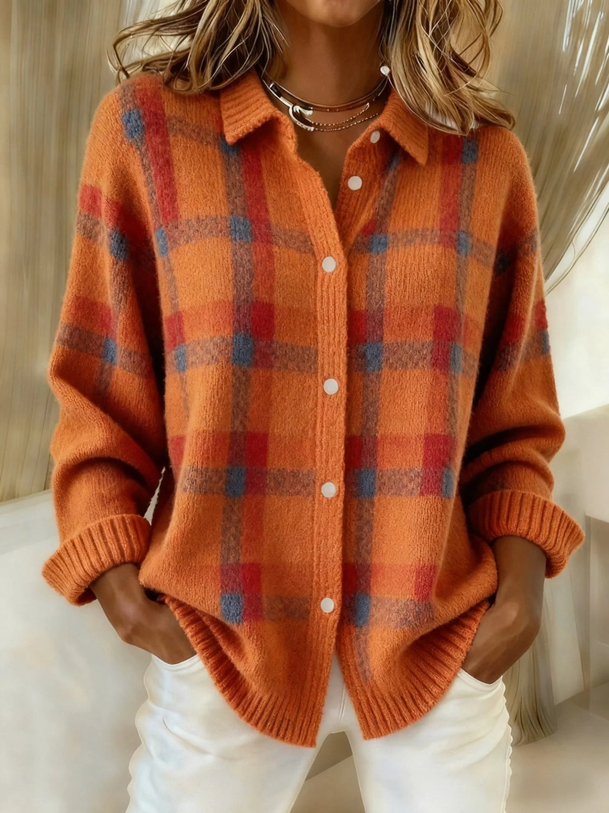 Gilet Laine Léger Coupe Flatteuse Style Décontracté