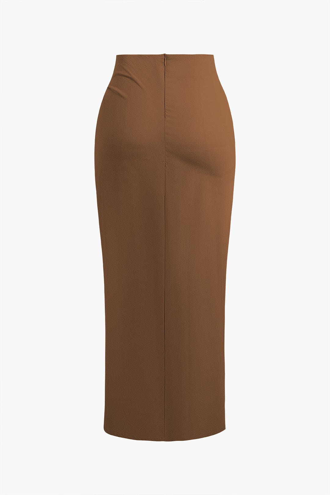 Robe mi-longue Élégante Plissée avec Fente