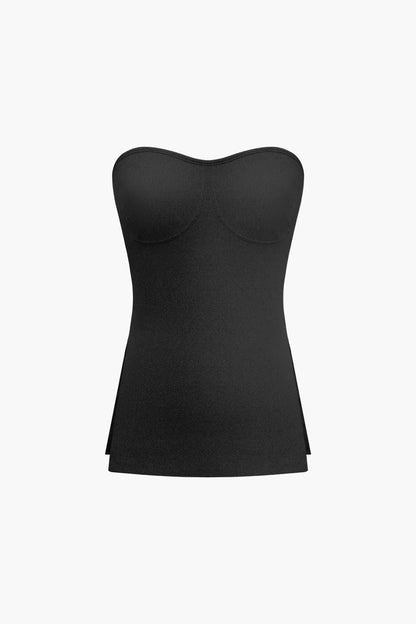 Ensemble Bustier et Shorts Élégant Féminin