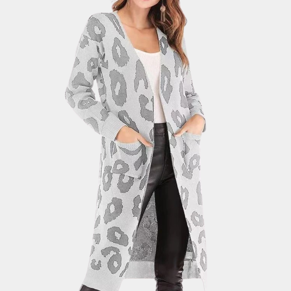 CLOTHILDE - Cardigan Long pour Femmes