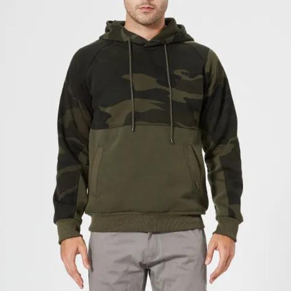 COSTAS - Sweat à Capuche Camouflage Décontracté pour Hommes