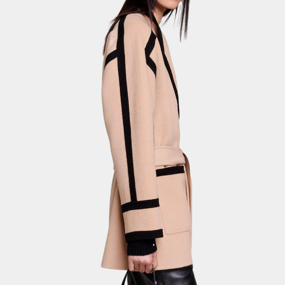 Veste Ceinturée Élégante avec Ceinture - vue 4